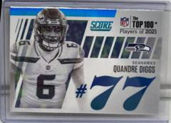 Quandre Diggs #T77 Football Cards 2022 Panini Score Top 100 Prices