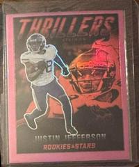 Justin Jefferson [Pink] Football Cards 2022 Panini Rookies & Stars Thrillers Prices