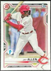 Jay Allen #BD-11 Baseball Cards 2021 Bowman Draft 1st Edition Prices