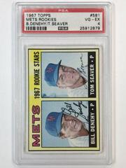 Mets Rookies [B. Denehy, T. Seaver] #581 Baseball Cards 1967 Topps Prices