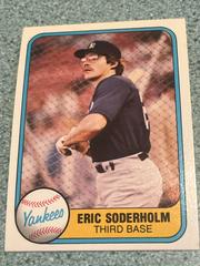Eric Soderholm #92 Baseball Cards 1981 Fleer Prices