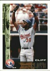 Cliff Floyd #394 Baseball Cards 1995 Bowman Prices