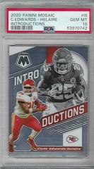 Clyde Edwards Helaire #I5 Football Cards 2020 Panini Mosaic Introductions Prices