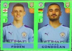 Ilkay Gundogan, Phil Foden [Gray Back] Soccer Cards 2019 Panini FIFA 365 Prices