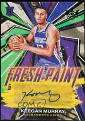 Keegan Murray [Jade] #FP-KMS Basketball Cards 2022 Panini Court Kings Fresh Paint Autographs Prices