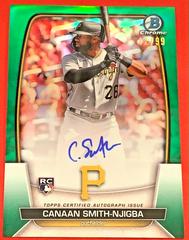 Canaan Smith Njigba [Green] #CRA-CS Baseball Cards 2023 Bowman Chrome Rookie Autographs Prices