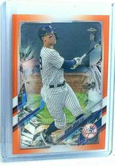 Aaron Judge [Orange Refractor] #99 Baseball Cards 2021 Topps Chrome Ben Baller Prices