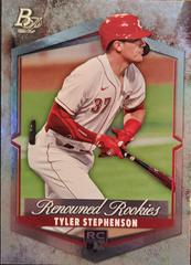 Tyler Stephenson Baseball Cards 2021 Bowman Platinum Renowned Rookies Prices