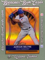 Adrian Beltre [Orange Refractor] #26 Baseball Cards 2011 Finest Prices