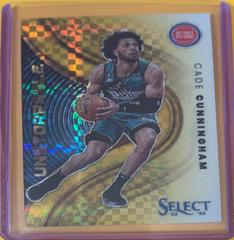 Cade Cunningham [Gold] #10 Basketball Cards 2022 Panini Select Unstoppable Prices
