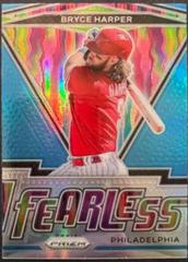 Bryce Harper [Carolina Blue Prizm] #FR-11 Baseball Cards 2021 Panini Prizm Fearless Prices