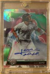 Juan Soto [Green Refractor] Baseball Cards 2020 Bowman's Best of 2020 Autographs Prices