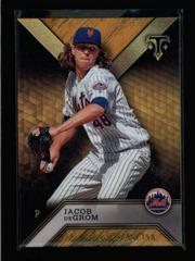 Jacob deGrom [Amber] Baseball Cards 2016 Topps Triple Threads Prices