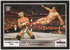 Alberto Del Rio #16 Wrestling Cards 2014 Topps WWE Road to Wrestlemania Prices