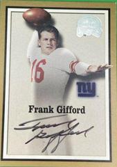Frank Gifford [Autograph] Football Cards 2000 Fleer Greats of the Game Autographs Prices