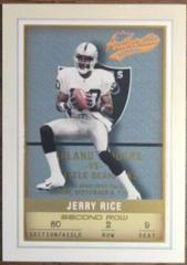 Jerry Rice [Second Row] Football Cards 2002 Fleer Authentix Prices