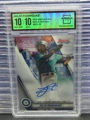 Julio Rodriguez [Red Refractor] #B19-JR Baseball Cards 2019 Bowman's Best of 2019 Autographs Prices