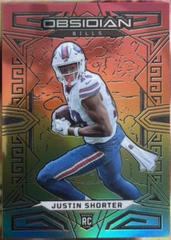 Justin Shorter [Neon Flood Electric Etch FOTL] #110 Football Cards 2023 Panini Obsidian Prices