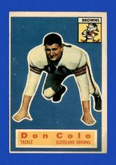 Don Colo #57 Football Cards 1956 Topps Prices