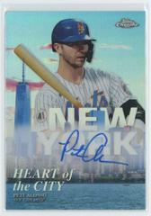 Pete Alonso Baseball Cards 2022 Topps Chrome Heart of the City Autographs Prices