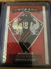 Calvin Ridley [Red Plaid] #CR10 Football Cards 2021 Panini Rookies and Stars Crusade Prices
