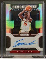 Clint Capela [Silver Prizm] #SS-CCP Basketball Cards 2021 Panini Prizm Sensational Signatures Prices