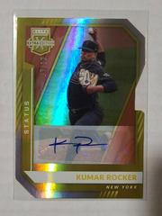 Kumar Rocker [Aspirations Die Cut Gold] #102 Baseball Cards 2021 Panini Elite Extra Edition Prices