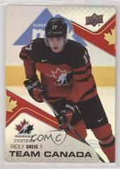 Ridly Greig #CA-13 Hockey Cards 2022 Upper Deck Team Canada Juniors Acetates Prices