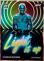 Charles Oliveira [Gold] #3 Ufc Cards 2023 Panini Donruss Optic UFC Light It Up Prices