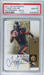 Tyrod Taylor [Autograph Gold] #1 Football Cards 2011 SP Authentic Prices