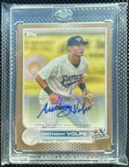 Anthony Volpe [Autograph Gold] #PD-77 Baseball Cards 2022 Topps Pro Debut Prices