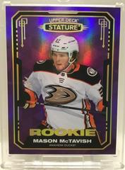 Mason McTavish [Autograph Black] #189 Hockey Cards 2021 Upper Deck Stature Prices