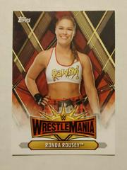 Ronda Rousey Wrestling Cards 2019 Topps WWE Road to Wrestlemania 35 Roster Prices