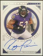 Ray Lewis Football Cards 2018 National Treasures Peerless Signatures Prices