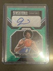 Jalen Williams [Choice Green] #SS-JL Basketball Cards 2022 Panini Prizm Sensational Signatures Prices