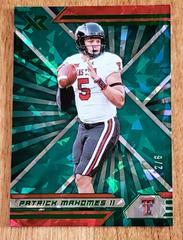 Patrick Mahomes II [Cracked Ice] #25 Football Cards 2022 Panini Chronicles Draft Picks XR Prices