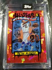 Pete Alonso [Red Ice] #4 Baseball Cards 2022 Topps MLB All Star Art Collection Prices