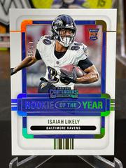 Isaiah Likely [Gold] #ROY-ILI Football Cards 2022 Panini Contenders Rookie of the Year Prices