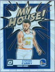 Stephen Curry [Blue] #5 Basketball Cards 2020 Panini Donruss Optic My House Prices