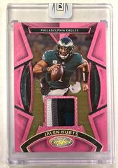 Jalen Hurts [Pink] #MMPE-18 Football Cards 2023 Panini Certified Materials Mirror Prices