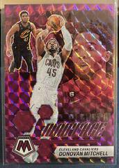 Donovan Mitchell [Purple] #7 Basketball Cards 2022 Panini Mosaic Montage Prices