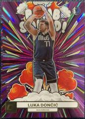 Luka Doncic [Purple] #3 Basketball Cards 2023 Panini Donruss Bomb Squad Prices