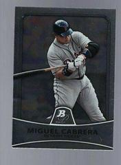 Miguel Cabrera #4 Baseball Cards 2010 Bowman Platinum Prices