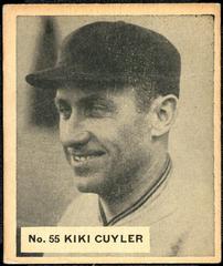 Kiki Cuyler #55 Baseball Cards 1936 World Wide Gum Prices