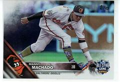Manny Machado [Rainbow Foil] Baseball Cards 2016 Topps Update Prices