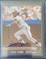 Jose Uribe Baseball Cards 1991 Ultra Prices