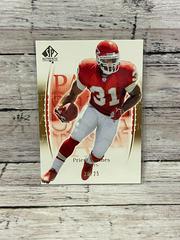 Priest Holmes [Gold] #35 Football Cards 2003 SP Authentic Prices