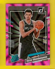 Victor Wembanyama [Pink] #1 Basketball Cards 2023 Panini Donruss The Rookies Prices
