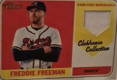 Freddie Freeman Baseball Cards 2018 Topps Heritage Clubhouse Collection Relics Prices