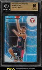 Yao Ming [Refractor] #51 Basketball Cards 2002 Topps Pristine Prices